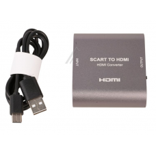 Konverteris SCART → HDMI (maitinimas per USB C)